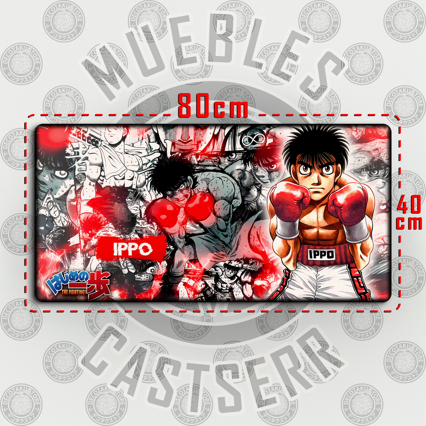 Mousepad Hajime no Ippo - 80x40 cm