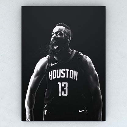 Cuadro Houston - James  Harden 50 x 36 cm