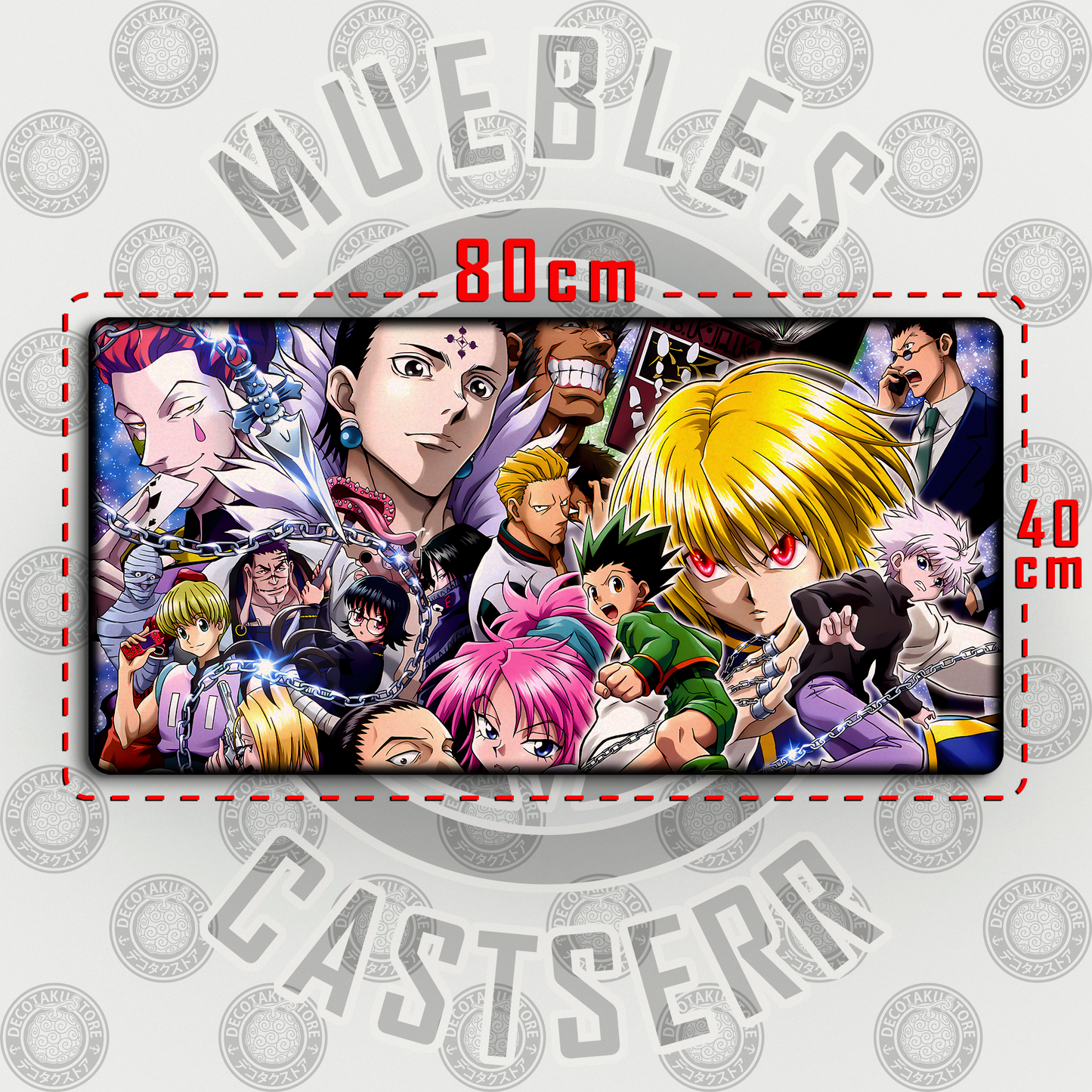 Mousepad Hunter x Hunter - 80x40 cm