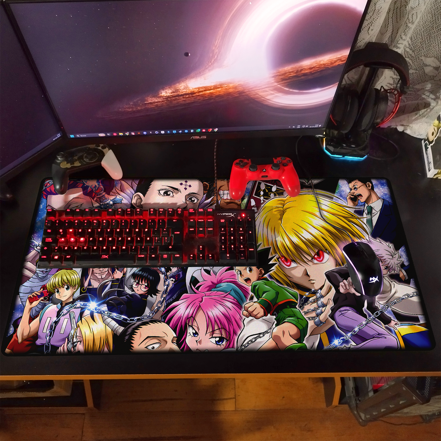 Mousepad Hunter x Hunter - 80x40 cm