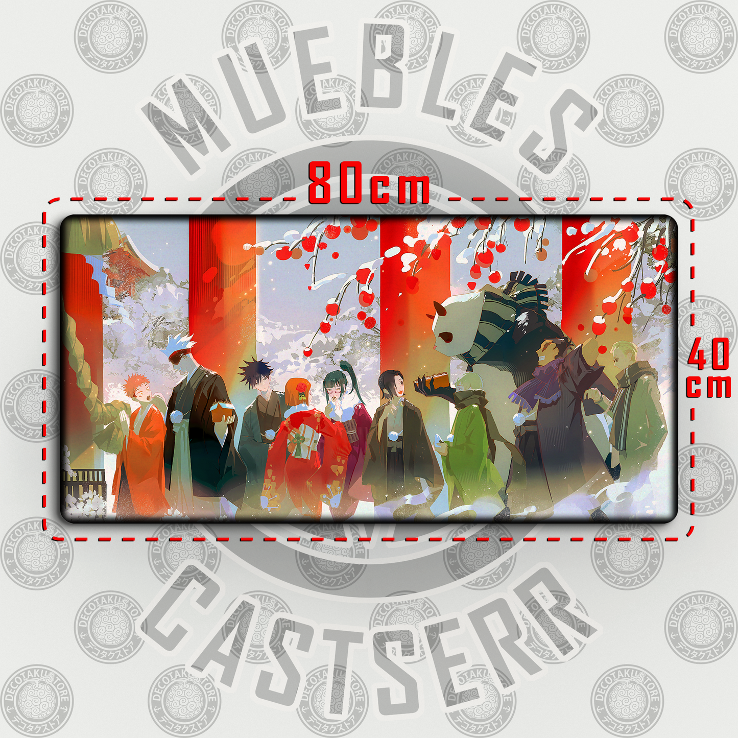 Mousepad Jujutsu Kaisen - 80x40 cm