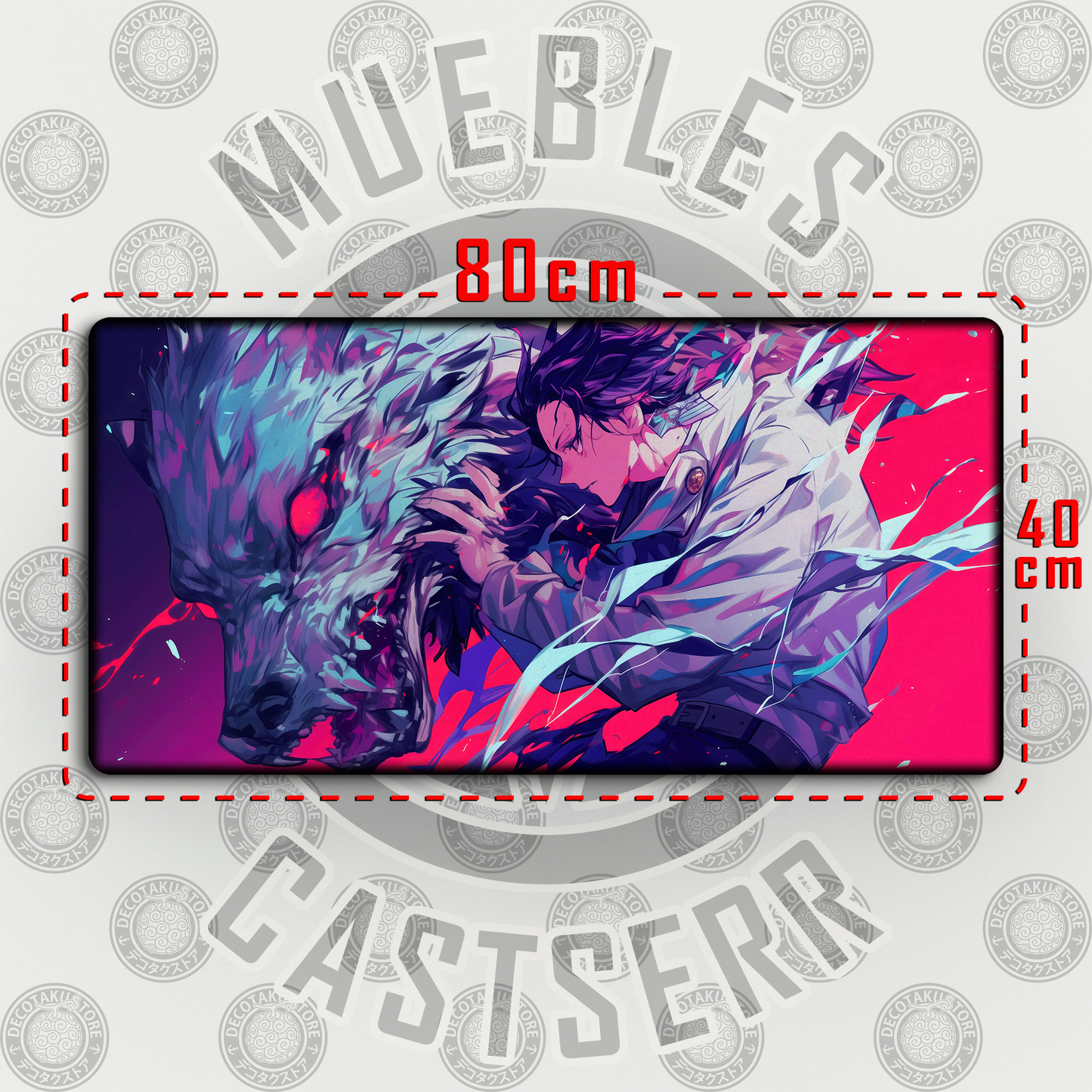 Mousepad Jujutsu Kaisen V4 - 80x40 cm