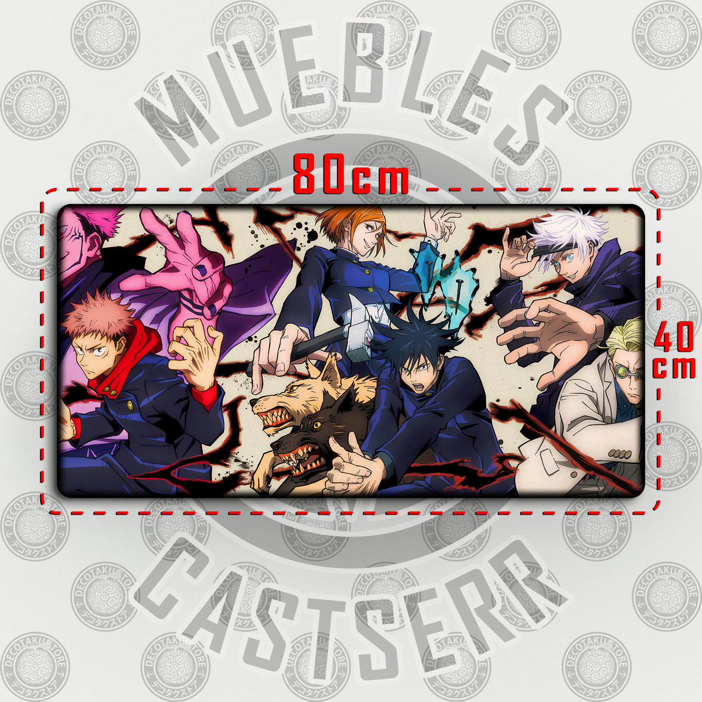 Mousepad Jujutsu Kaisen V5 - 80x40 cm