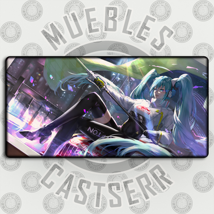 Mousepad Hatsune Miku - 80x40 cm
