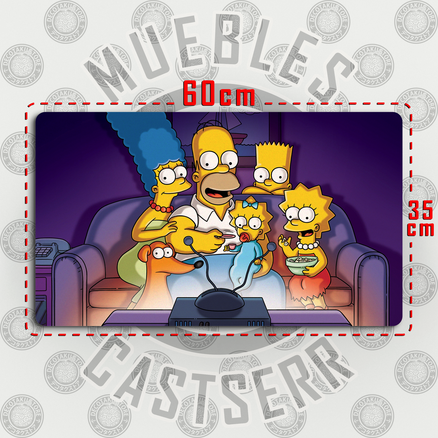 Mousepad Los Simpsons 60 x 35 cm