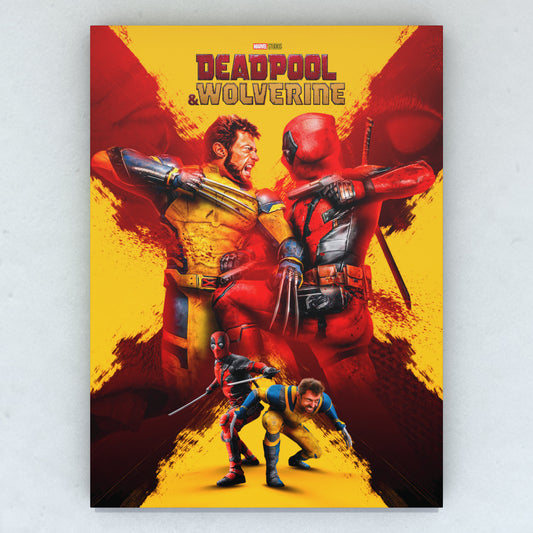 Cuadro Deadpool & Wolverine 50 x 36 cm