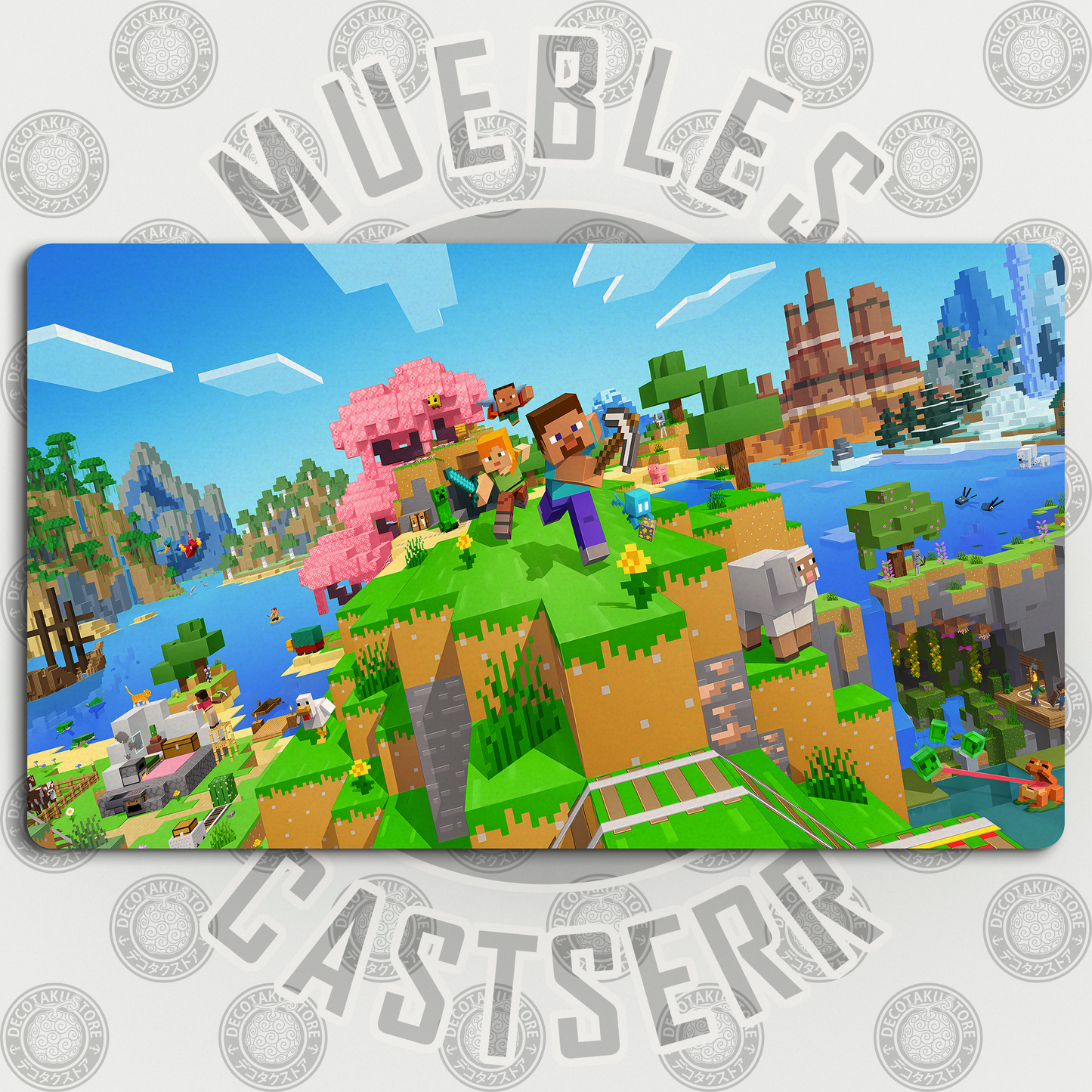 Mousepad/Gamepad Minecraft 60 x 35 cm
