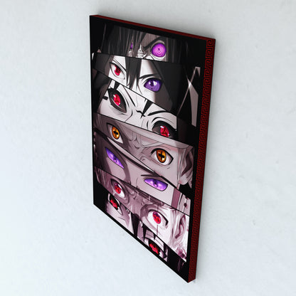 Cuadro Naruto Dōjutsu Mix 1 50 x 36 cm