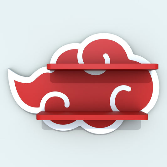 Repisa Naruto - Nube Akatsuki 60 cm