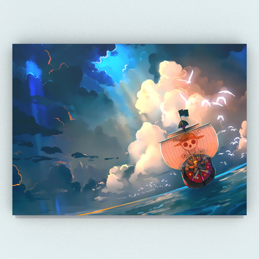 Cuadro Op  - Thousand Sunny 36 x 50 cm