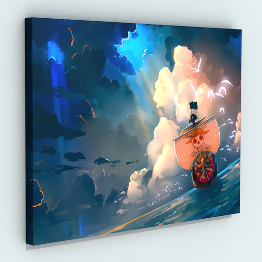 Cuadro Op  - Thousand Sunny 36 x 50 cm