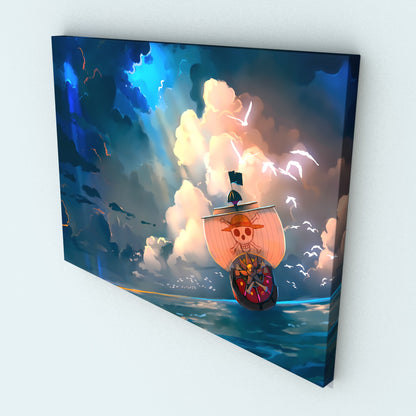 Cuadro Op  - Thousand Sunny 36 x 50 cm