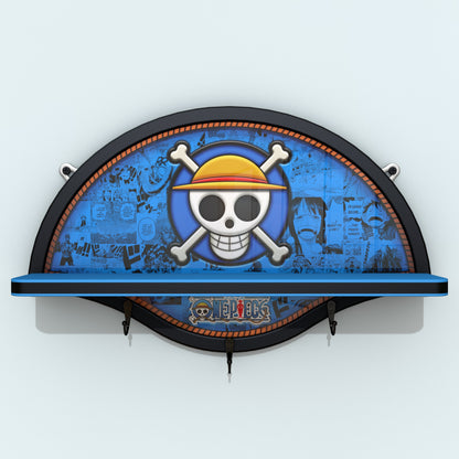 Repisa Lineal OP - Luffy (Jolly Roger) 51 cm