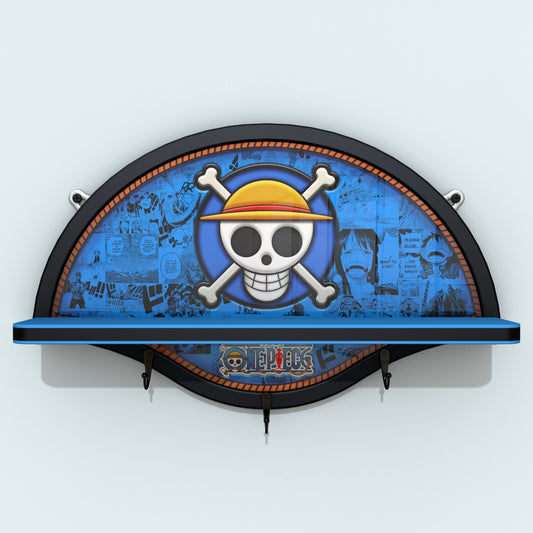 Repisa Lineal OP - Luffy (Jolly Roger) 51 cm