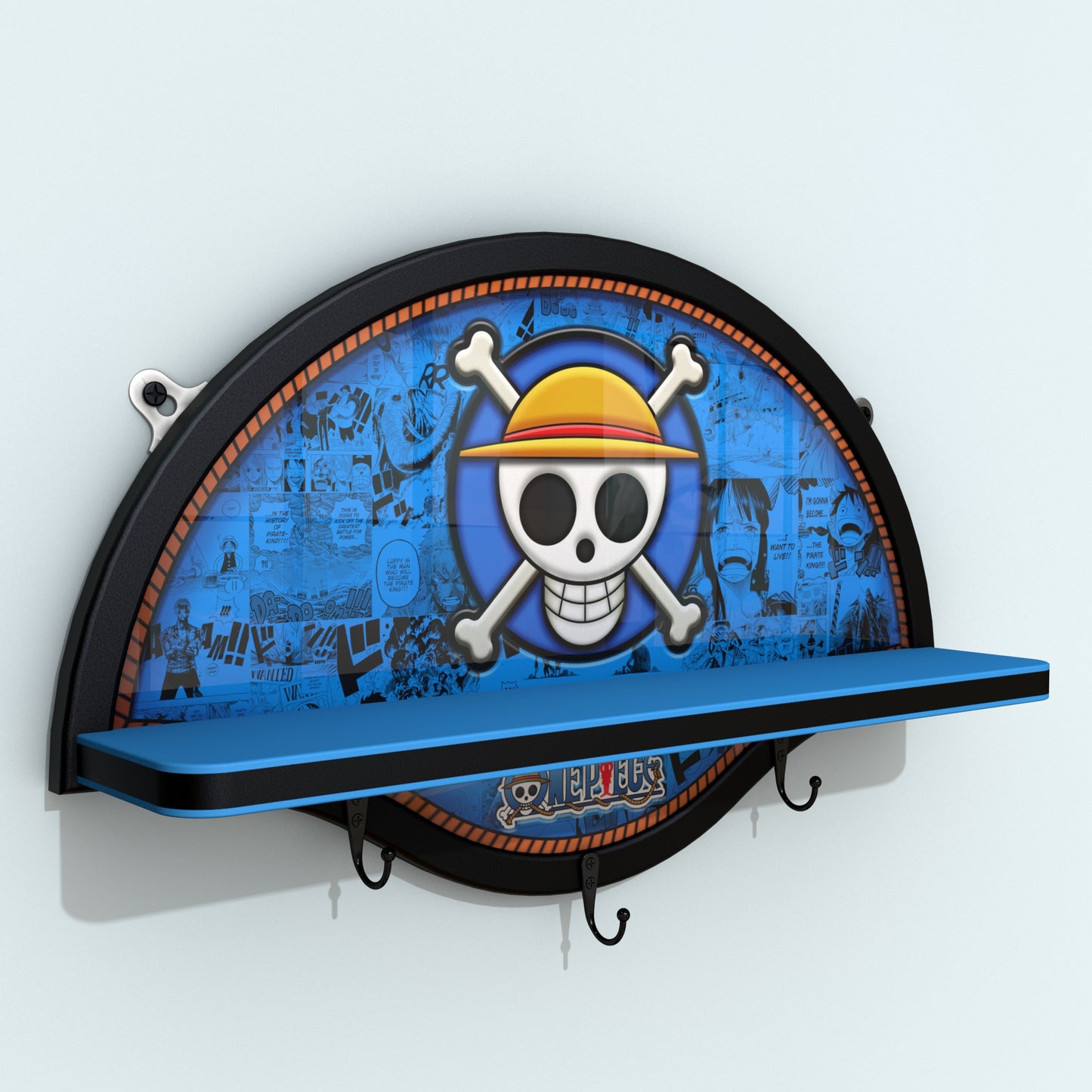 Repisa Lineal OP - Luffy (Jolly Roger) 51 cm