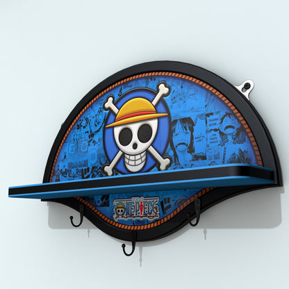 Repisa Lineal OP - Luffy (Jolly Roger) 51 cm