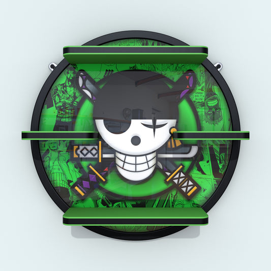 Repisa One Piece - Zoro (Jolly Roger) 51 cm