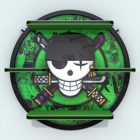 Repisa One Piece - Zoro (Jolly Roger) 61 cm