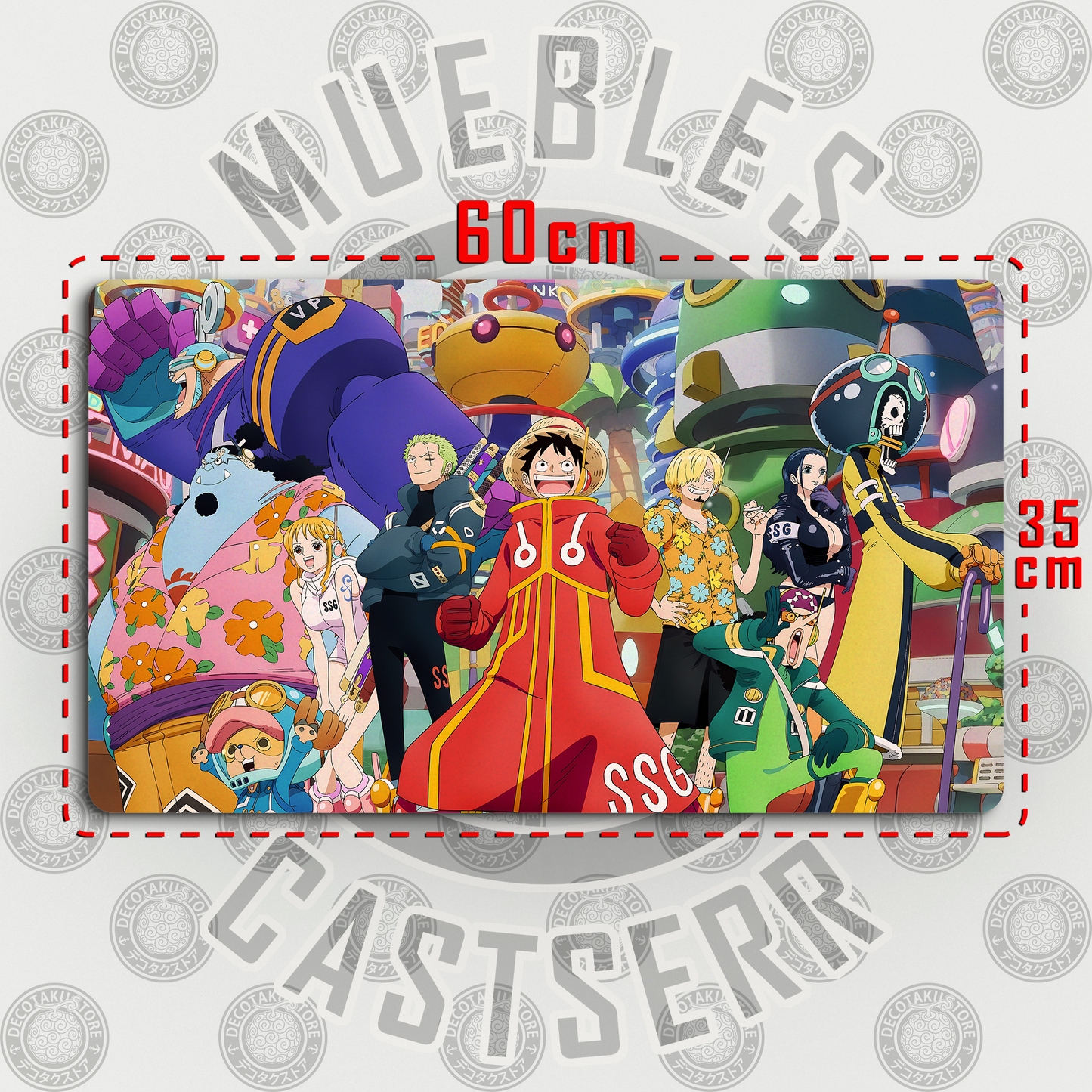Mousepad/Gamepad One Piece v1 60 x 35 cm
