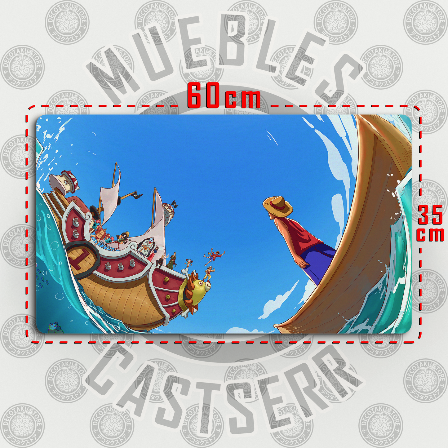 Mousepad/Gamepad One Piece v3 60 x 35 cm