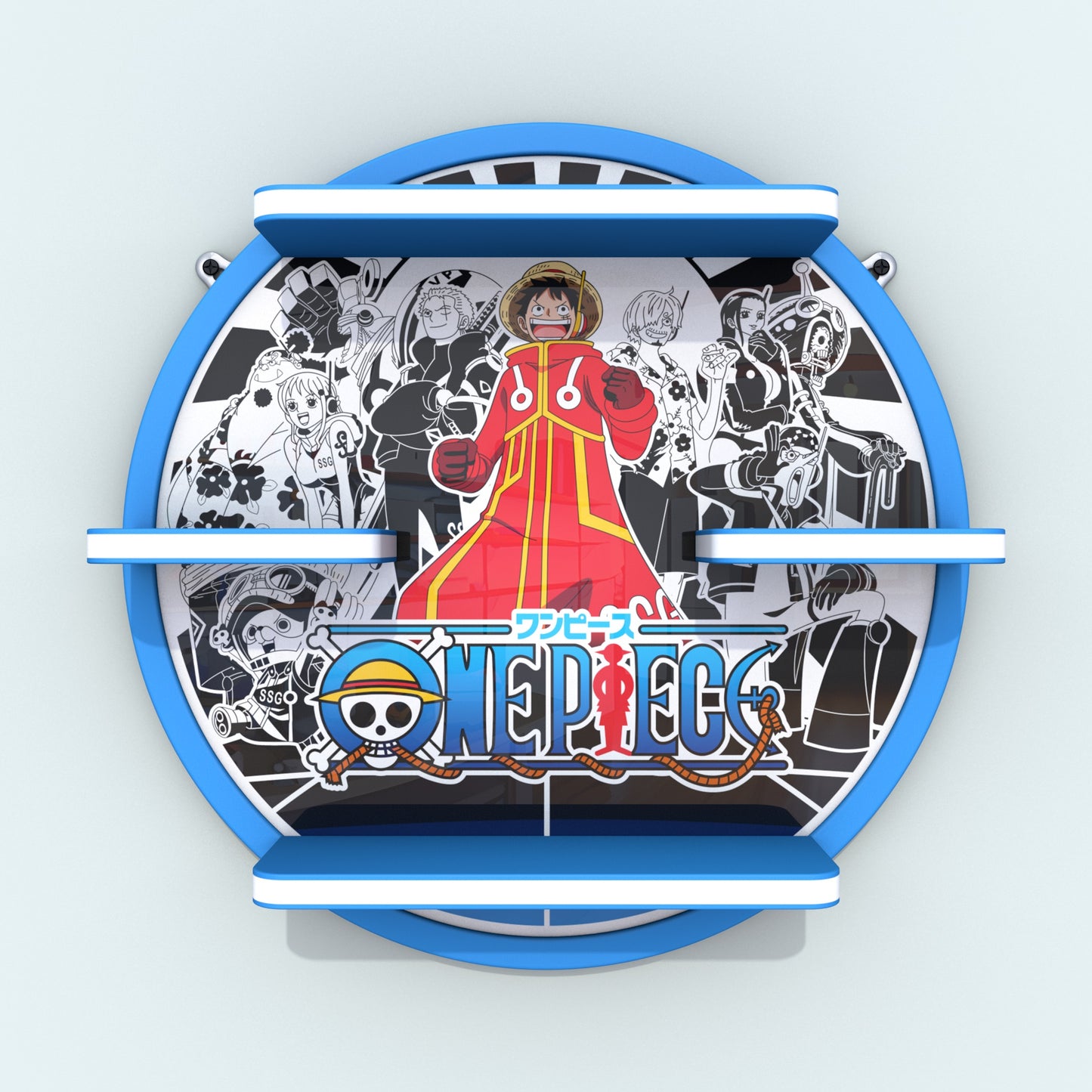 Repisa One Piece - Mugiwaras Egghead 51 cm