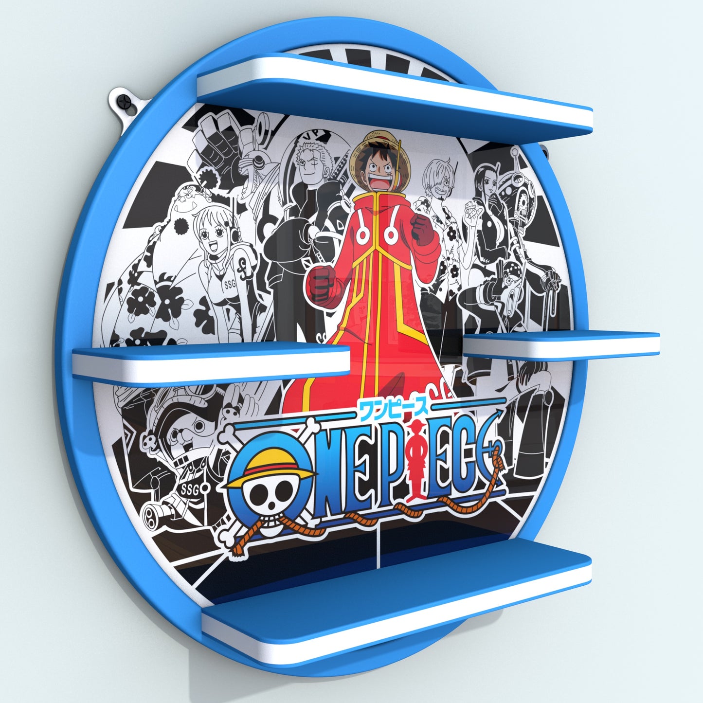 Repisa One Piece - Mugiwaras Egghead 51 cm