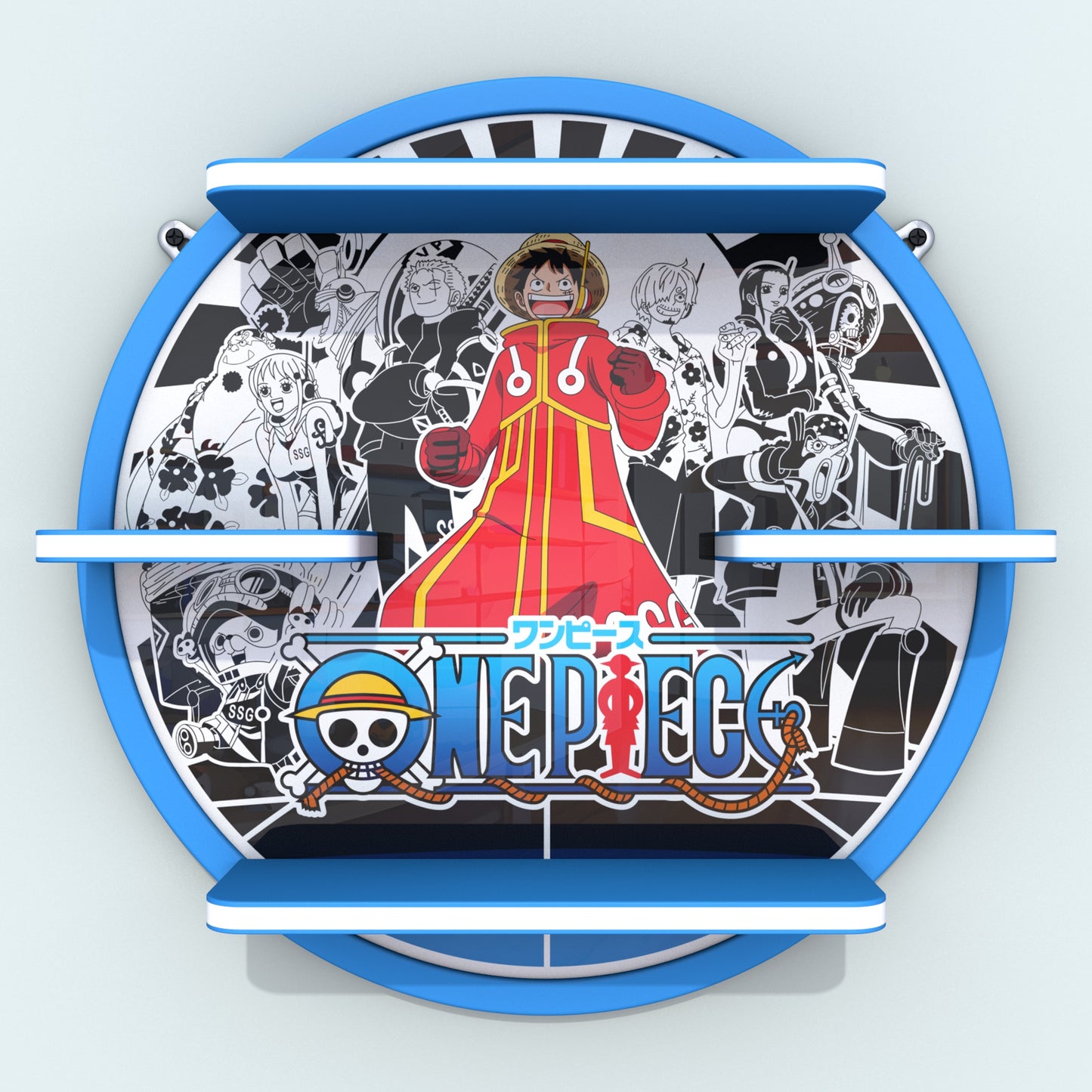 Repisa One Piece - Mugiwaras Egghead  61 cm