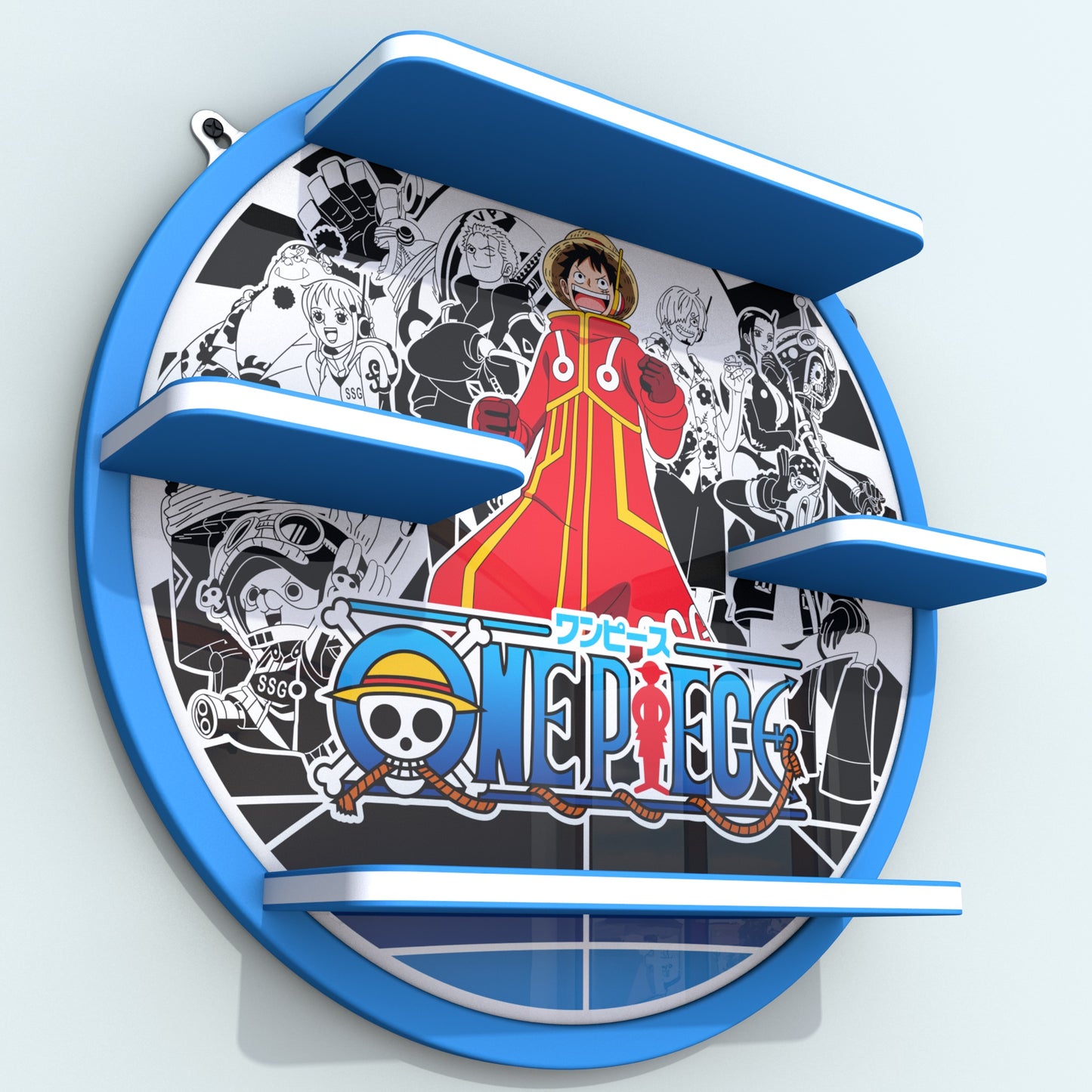 Repisa One Piece - Mugiwaras Egghead  61 cm