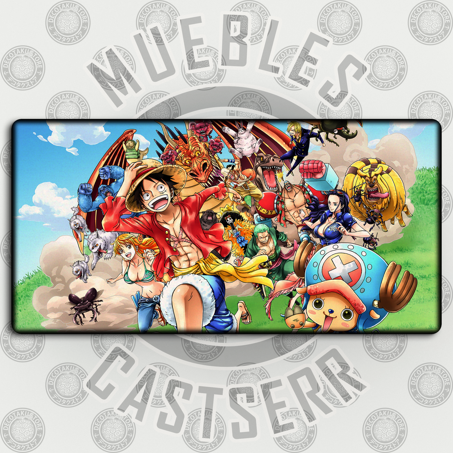 Mousepad One Piece v1 - 80x40 cm
