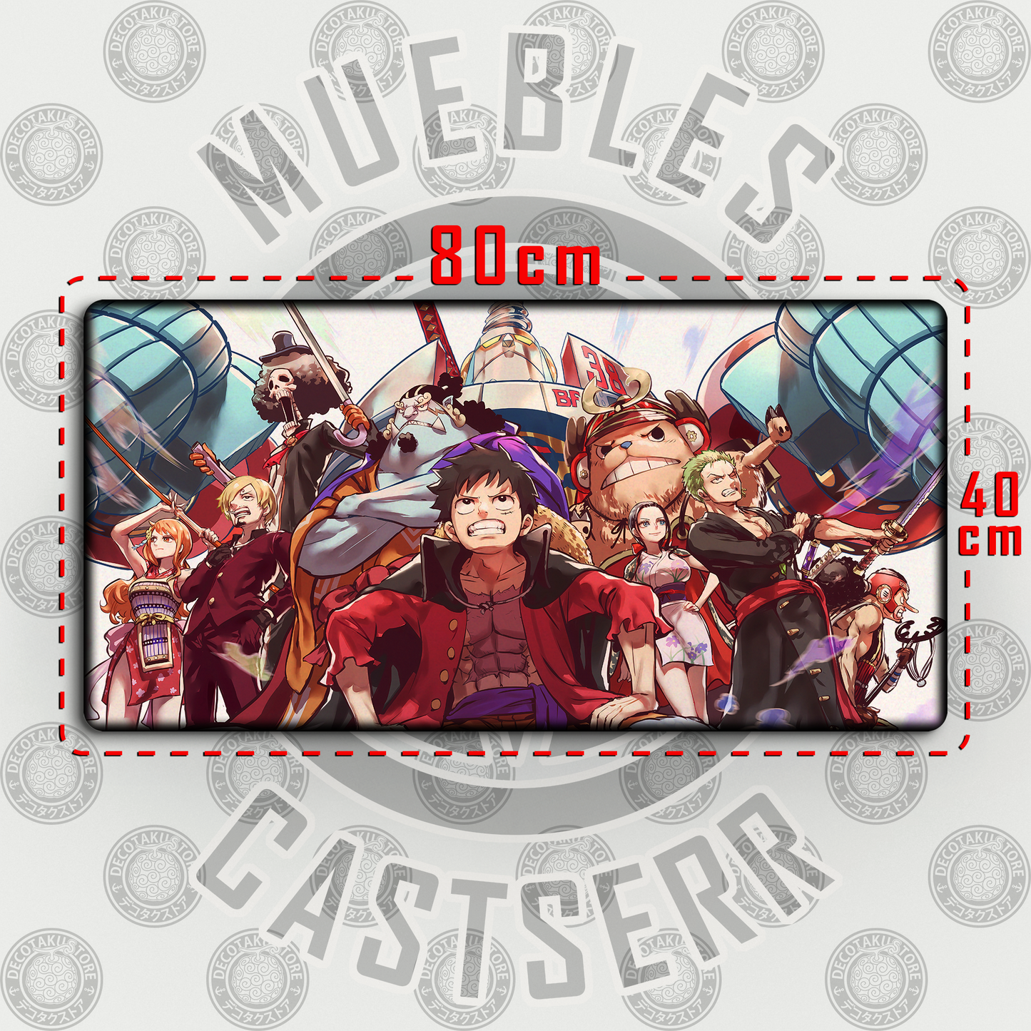 Mousepad One Piece v2 - 80x40 cm