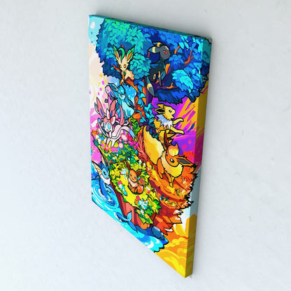 Cuadro Pokémon - Eevee Mix 1 50 x 36 cm (Copia)