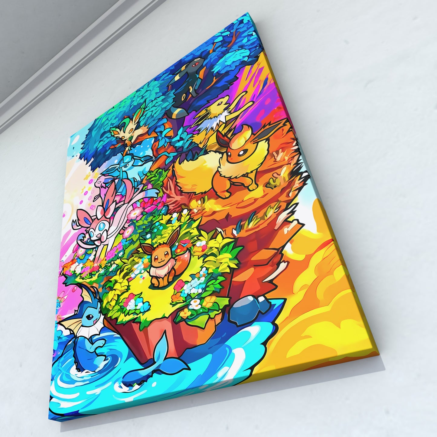 Cuadro Pokémon - Eevee Mix 1 50 x 36 cm (Copia)