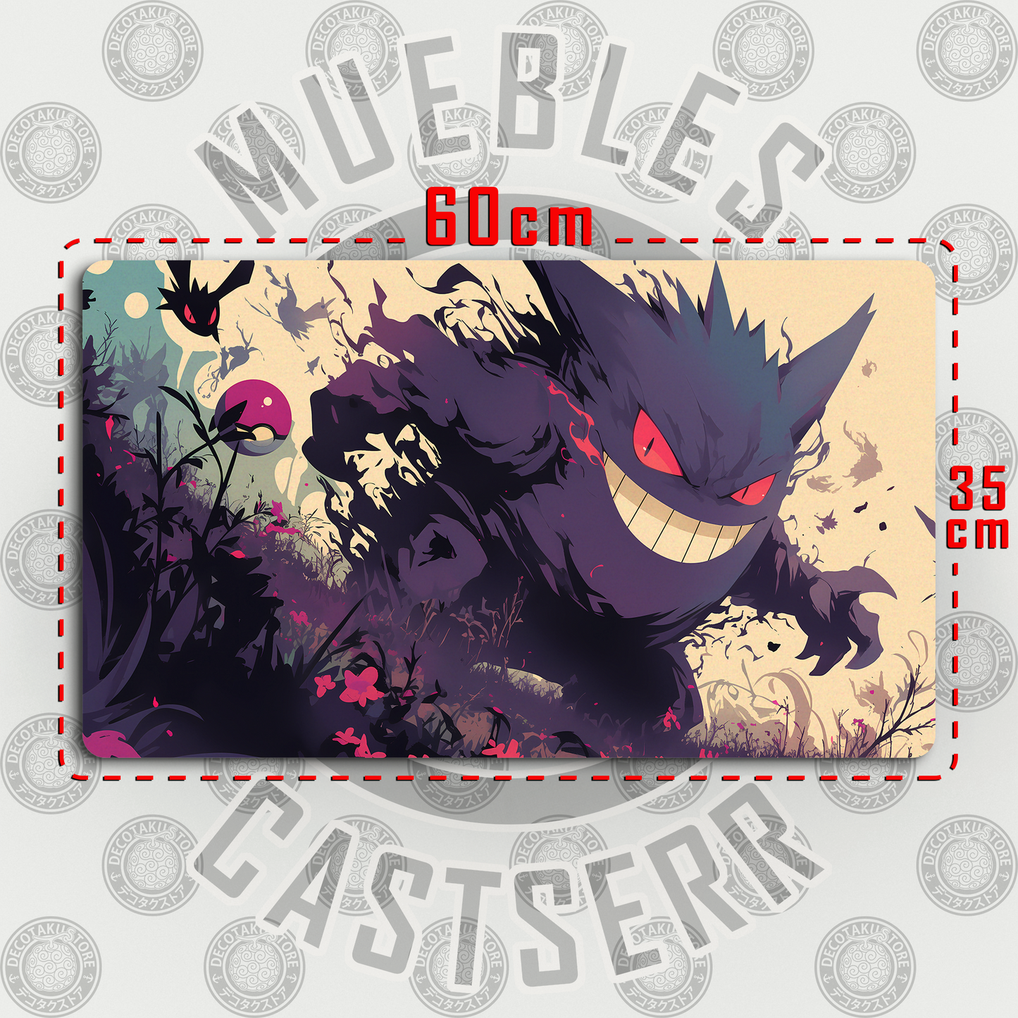 Mousepad/Gamepad Gengar v1 60 x 35 cm