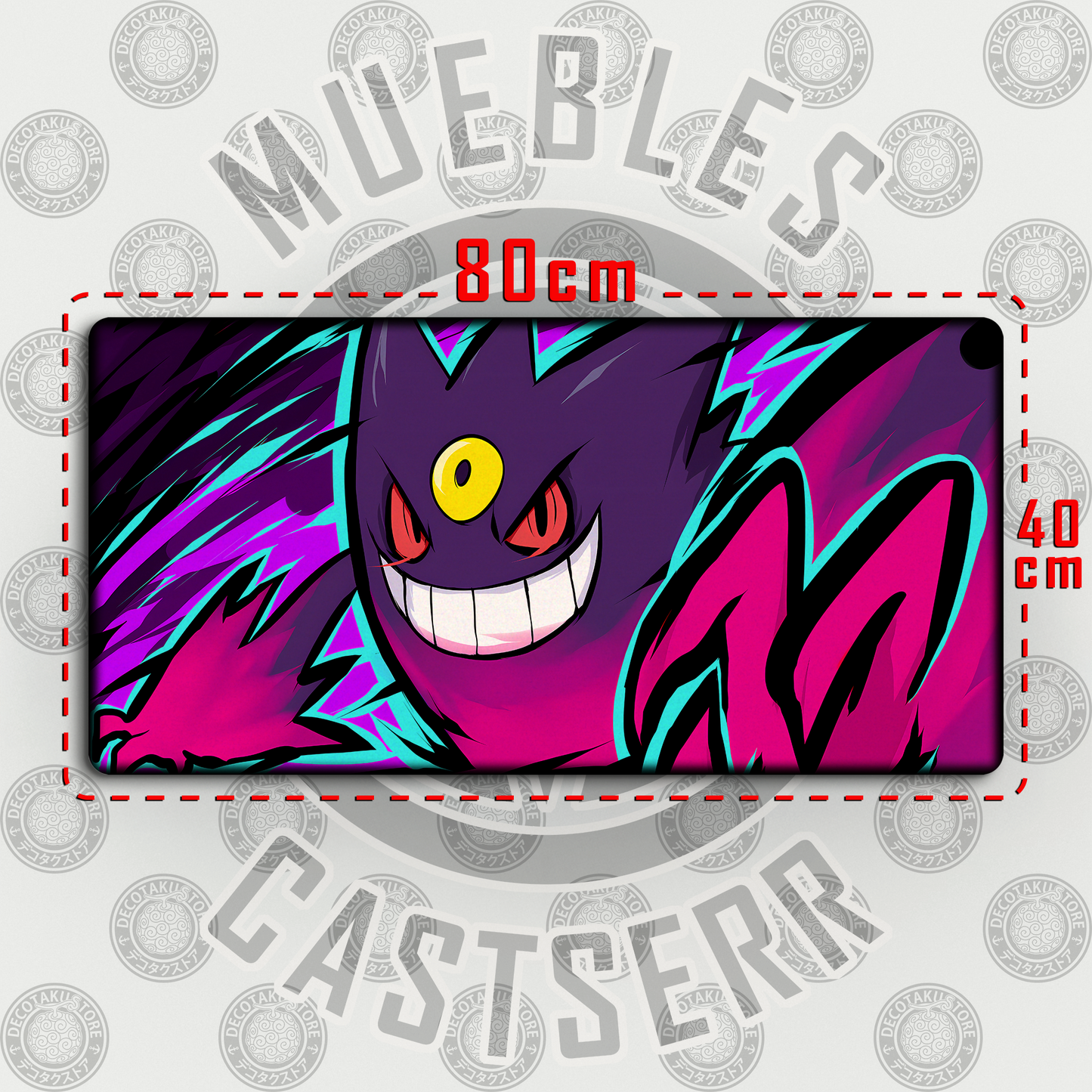 Mousepad Gengar v3 - 80x40 cm