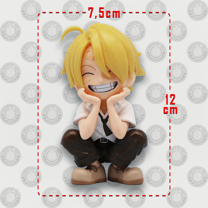 Set 3 Figuras One Piece (Sonrientes) 13 cm