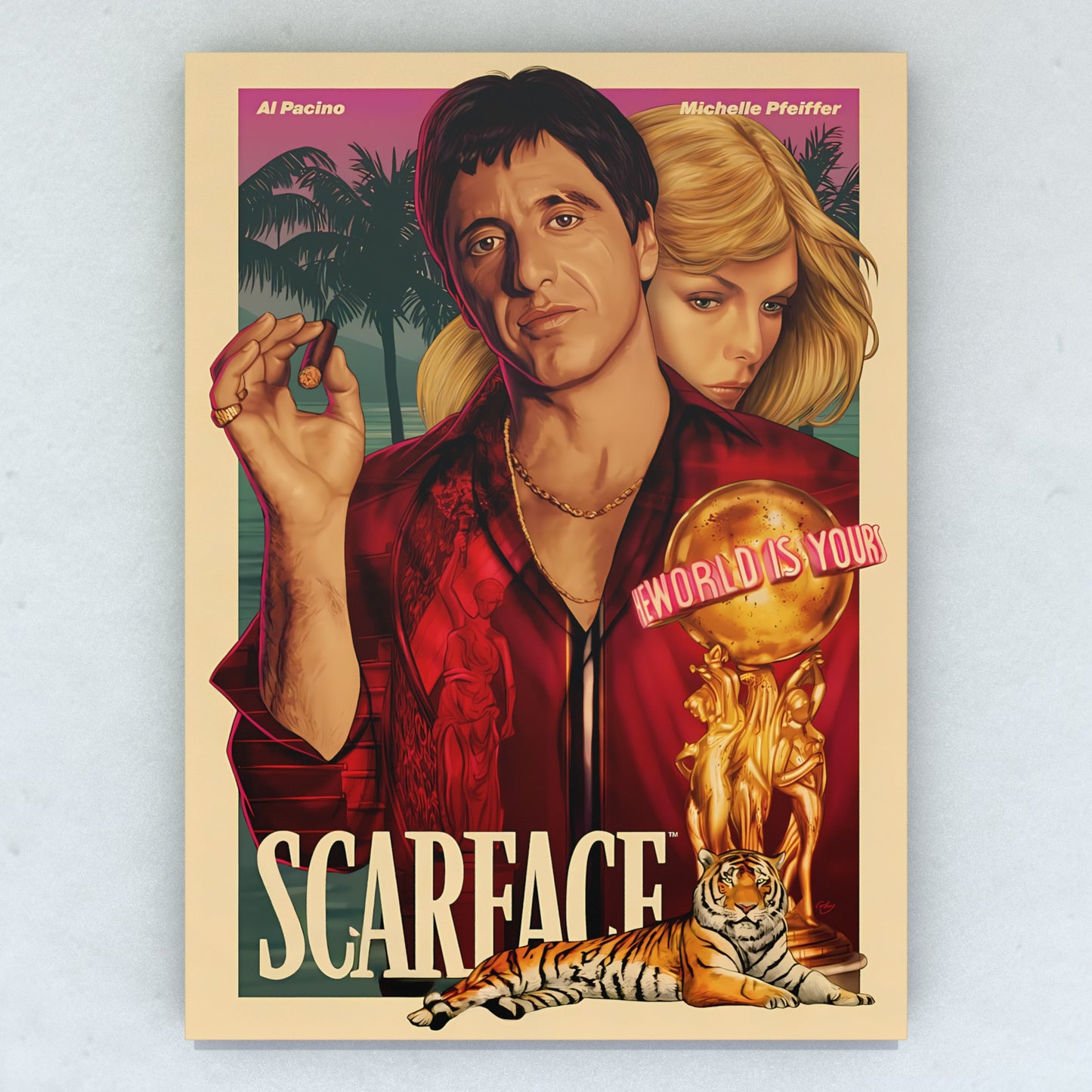 Cuadro Scarface 50 x 36 cm