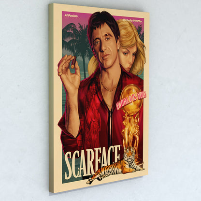 Cuadro Scarface 50 x 36 cm