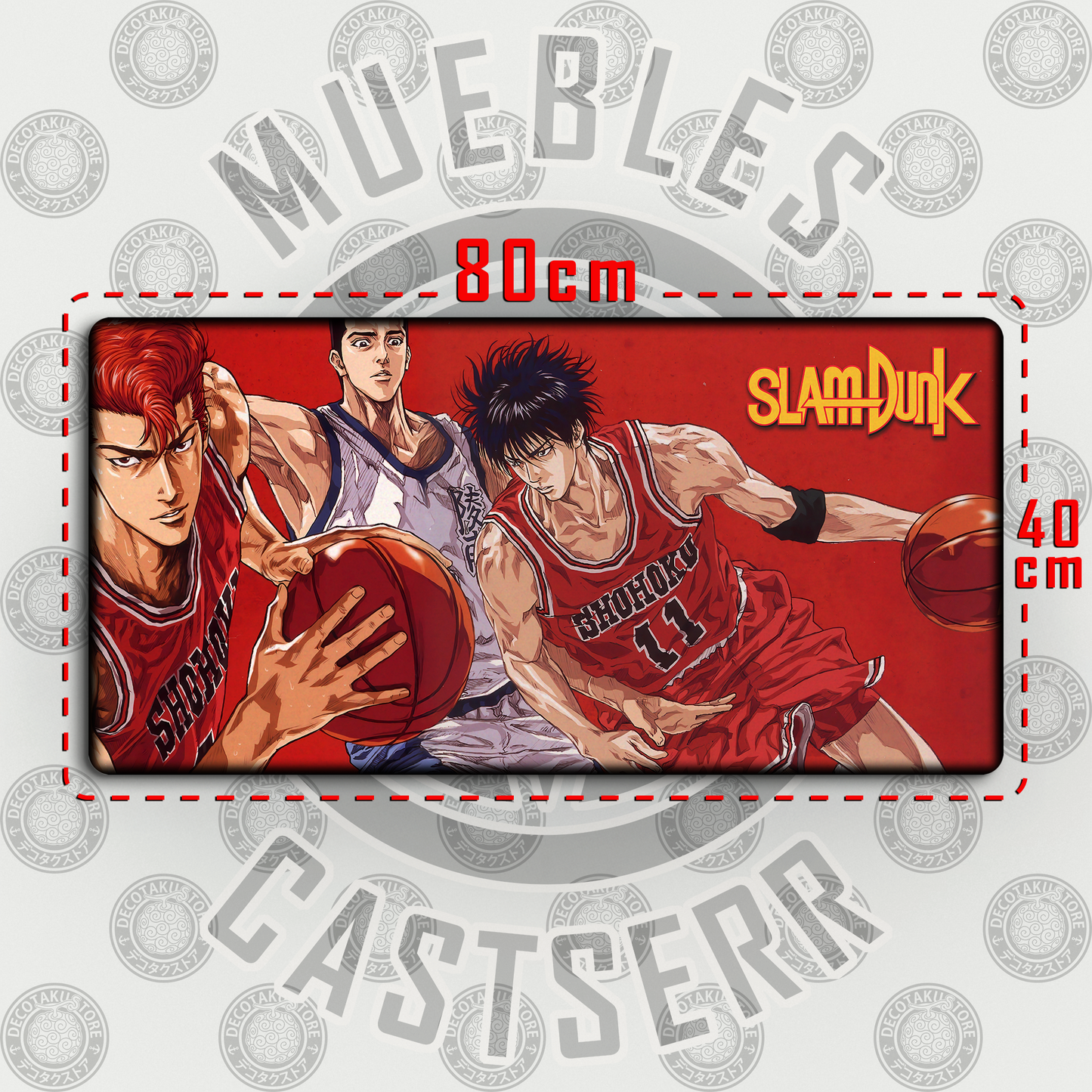 Mousepad Slam Dunk v2 - 80x40 cm